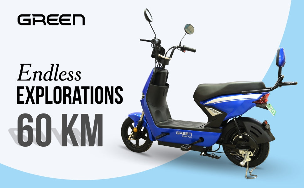 Green Sunny Plus 60kms Range Electric Scooter
