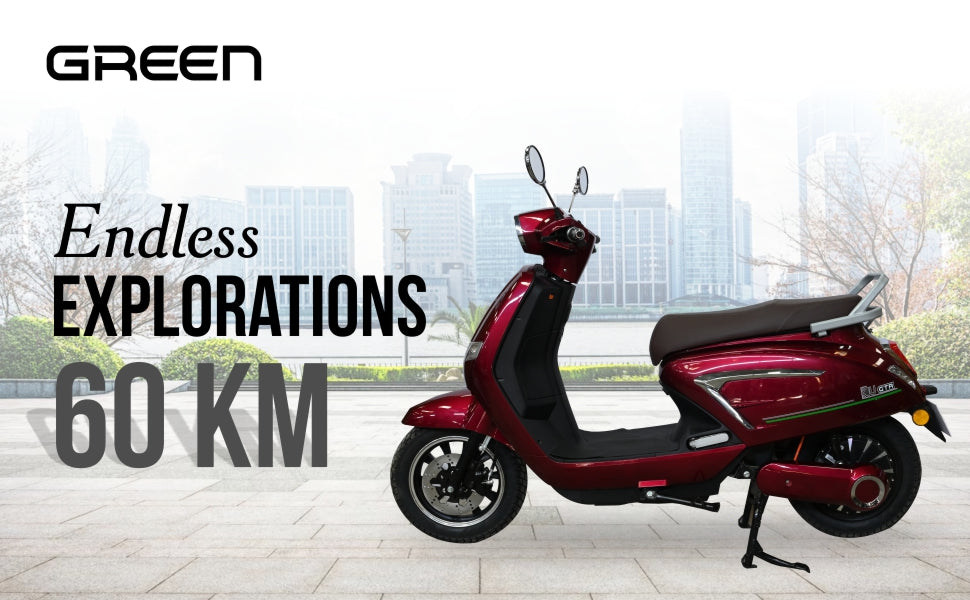 Green Vista 60kms Range Electric Scooter