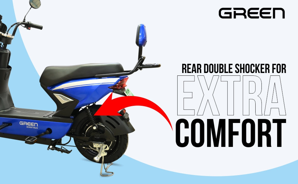 Green Sunny Plus 60kms Range Electric Scooter