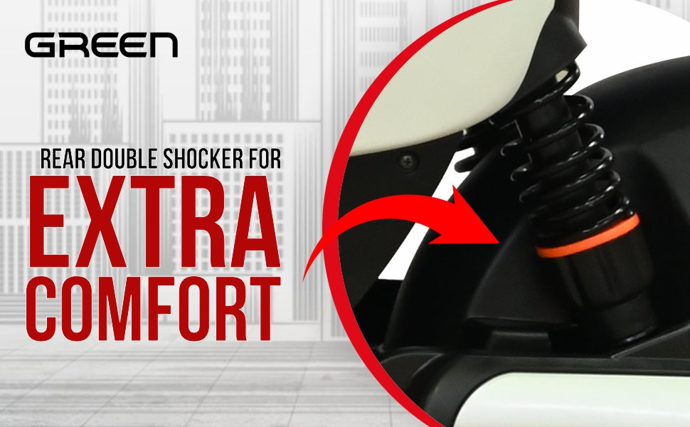 Green Mario 60kms Range Electric Scooter