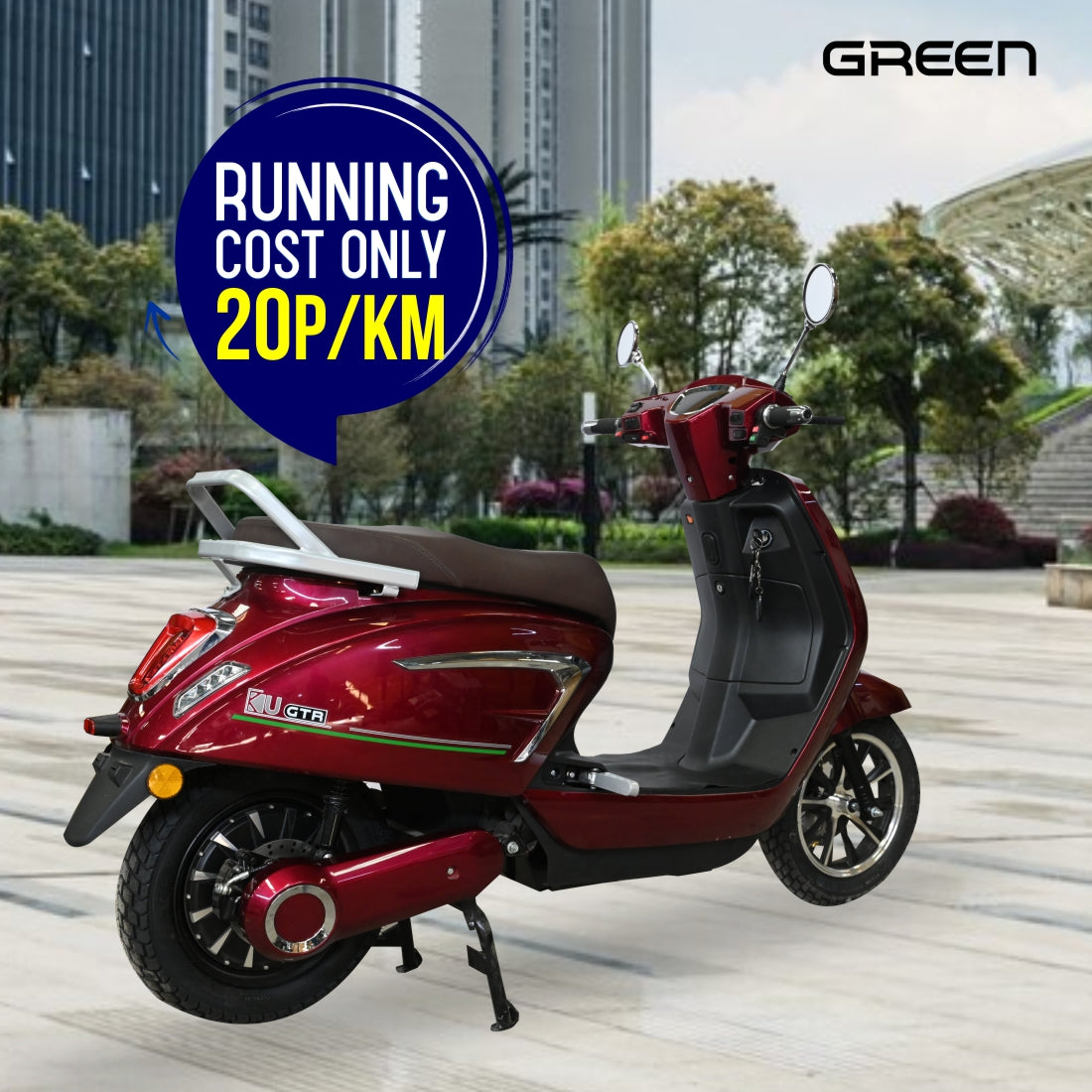 Green Vista 60kms Range Electric Scooter