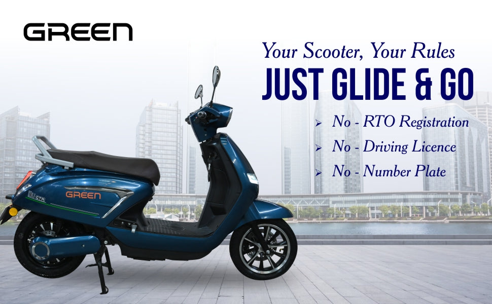 Green Vista 80kms Range Electric Scooter