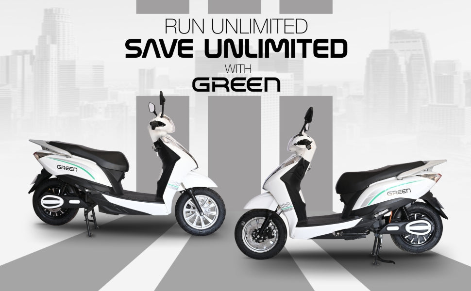 Green Elaan 60kms Range Electric Scooter