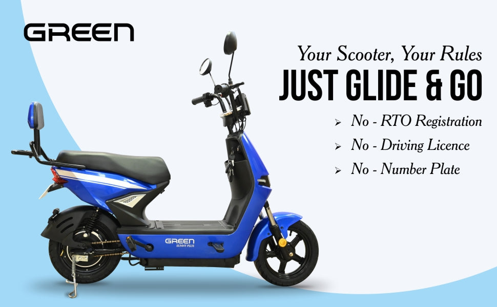 Green Sunny Plus 60kms Range Electric Scooter