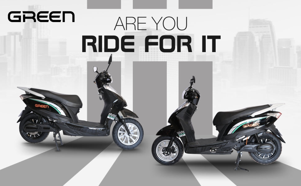 Green Elaan 80kms Range Electric Scooter