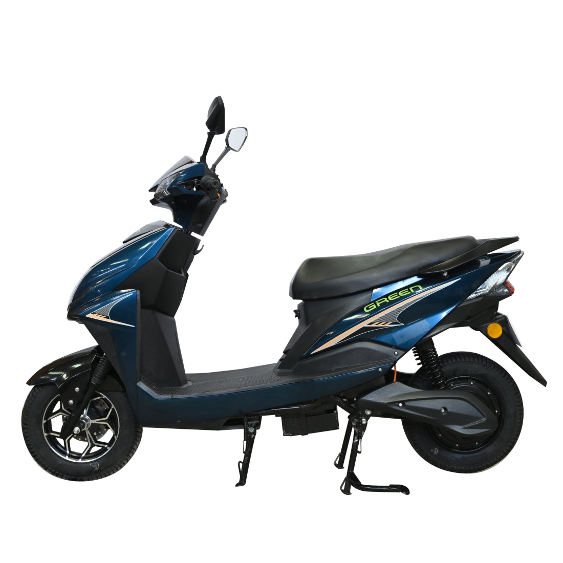 Green Invicta 60kms Range Electric Scooter