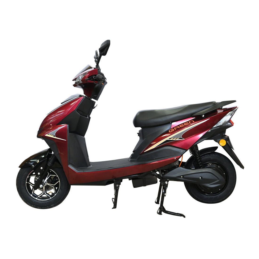 Green Invicta 80kms Range Electric Scooter