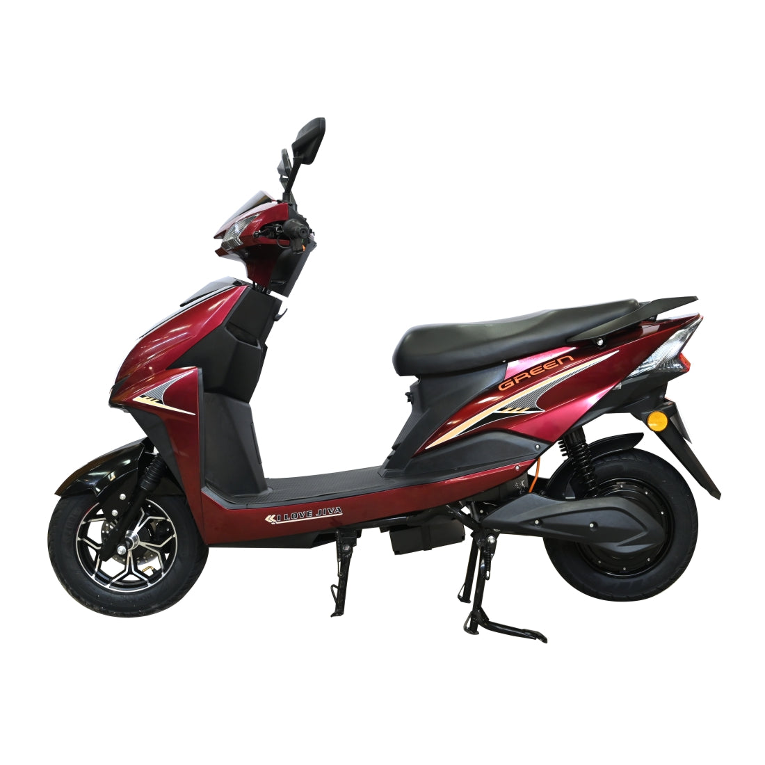 Green Invicta 60kms Range Electric Scooter
