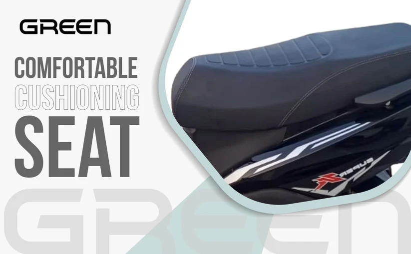 Green Invicta Super 80kms Range Three Wheel Electric Scooter - Image 7