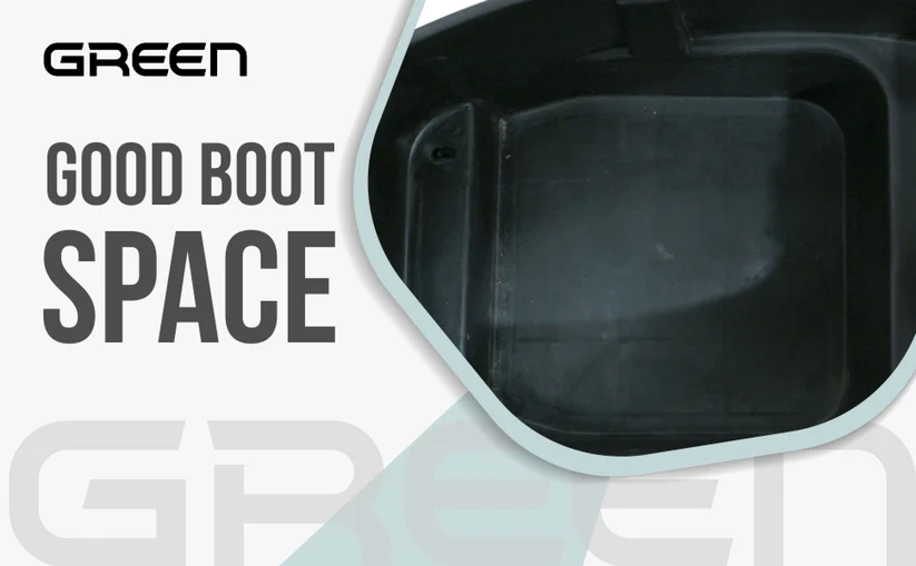 Green Invicta Super 80kms Range Three Wheel Electric Scooter - Image 8