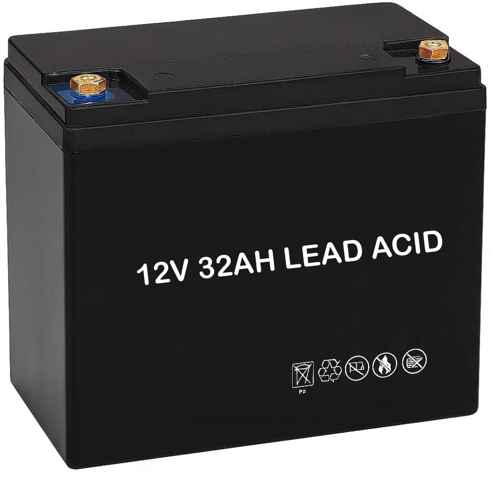 12V 32AH Lead Acid Battery for Green Udaan Sunny Invicta & Invicta Super Vista Elaan Falco Loader Electric Scooter (Pack of 1 Battery)