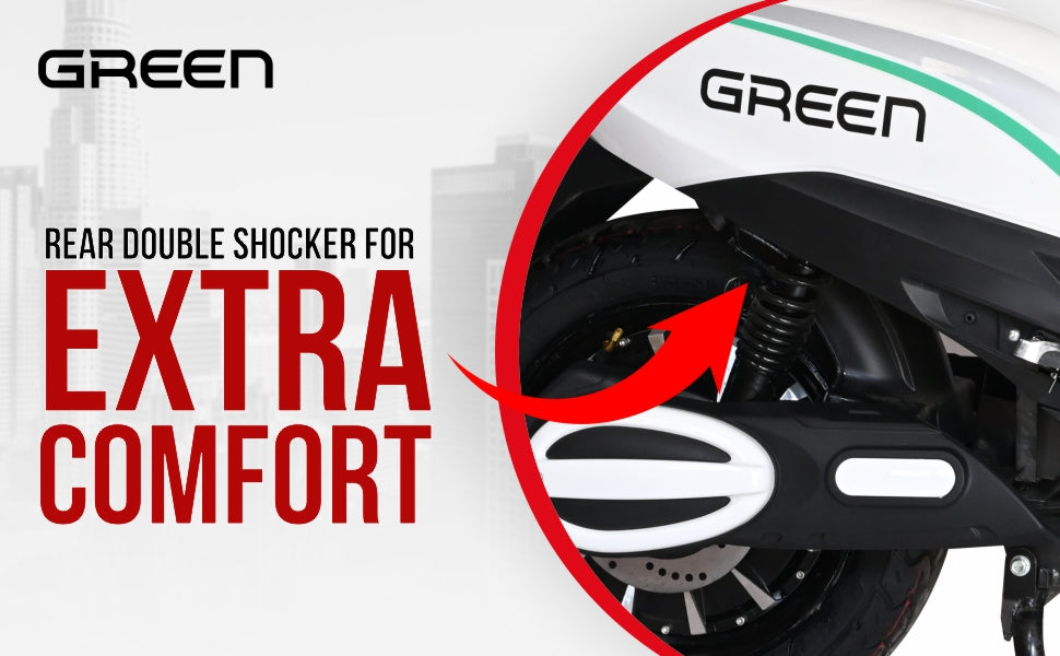 Green Elaan 60kms Range Electric Scooter