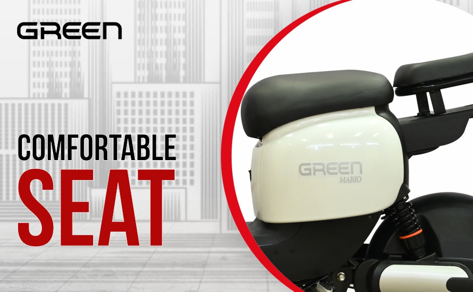 Green Mario 60kms Range Electric Scooter