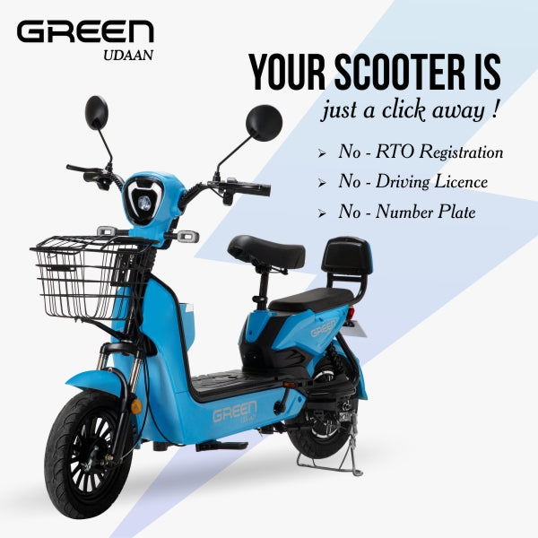 Green Udaan 60kms Range Electric Scooter