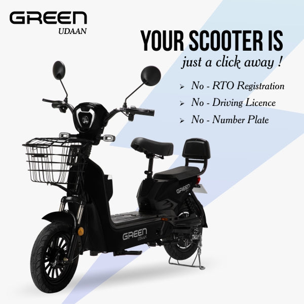 Green Udaan 30kms Range Electric Scooter